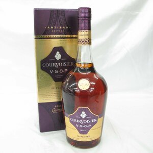 1円～【未開栓】COURVOISIER クルボアジェ VSOP トリプルオーク アルチザン エディション ブランデー 700ml 40％ 箱あり 11392428 1101