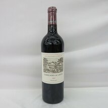 【未開栓】CARRUADES de LAFITE カリュアド・ド・ラフィット 2019 赤 ワイン 750ml 13.5% 11411682 1102_画像1