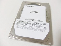 希少【保証付・送料185円～】NEC製PC-98ノートシリーズ用内蔵2.5インチHDD 2.1GB 保証付 信頼の東芝製HDD 予備やバックアップに 動作確認済_画像1