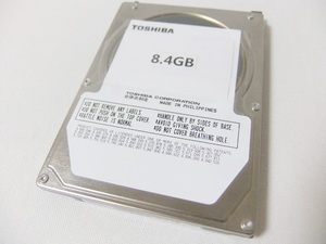 希少 【保証付・送料185円～】NEC製 PC-98ノートシリーズ用内蔵2.5インチHDD ８.4GB 信頼の東芝製HDD 予備やバックアップに動作確認済