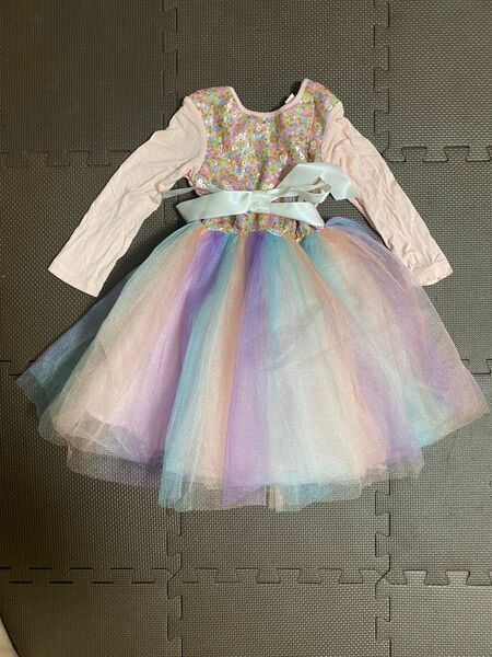 【ORIGAMI】子ども用　ドレス　110サイズ　ピンク