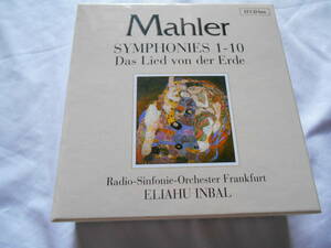 老蘇　 CD　「 マーラー ／ 交響曲＋大地の歌（ Mahler　◇　SYMPHONIES 1-10 ＋ Das Lied von der Erde　◇　ELIAHU INBAL）」：15CD