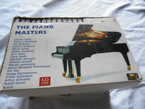 老蘇　 CD　「 名匠ピアニスト（ THE PIANO MASTERS ）」：CD40枚／ピアニスト別の作品集　～　コルトー／シュナーベル／バックハウス…