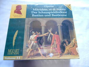 老蘇　 CD　＜11＞ モーツァルト　「 MOZART EDITION　◇　Ｖolume 11　◇　Operas（ Mitridate, re di Ponto 他2作 ）」：５CD