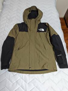 THE NORTH FACE マウンテンジャケット NP61800 ビーチグリーン Sサイズ ノースフェイス TNF Mountain BC GORE-TEX ゴアテックス カーキ