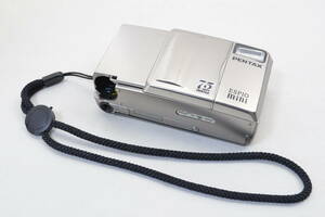 【ecoま】PENTAX ESPIO mini 75 years no.8750289 電池蓋欠品/動作確認済 コンパクトフィルムカメラ