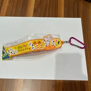 ちんあなご　ストラップ　未使用　カラビナ　水族館　バックチャーム　チンアナゴ　 アクリルキーホルダー　子供　小物　キーチェーン