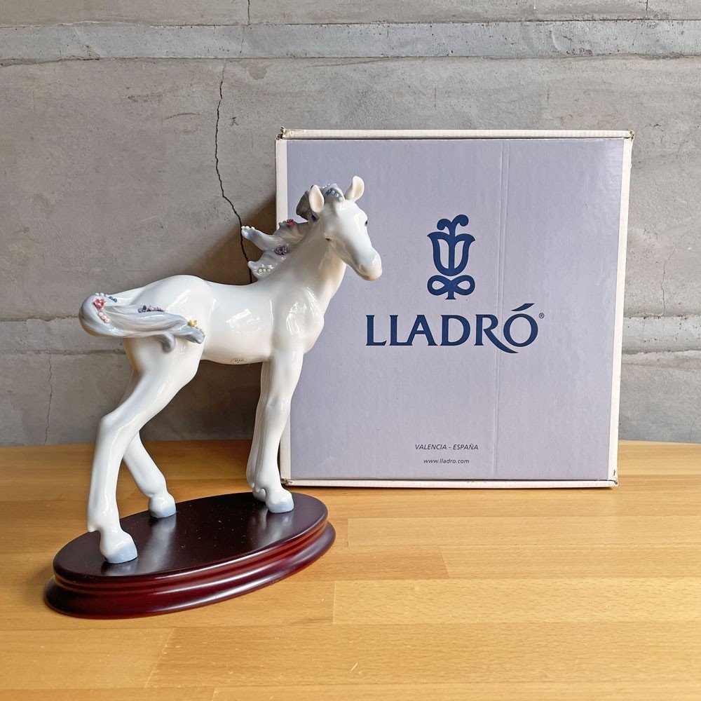 ☆リヤドロ 馬頭＃2010 LLADRO 馬 陶器 オブジェ スペイン 1970年