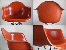 ■ ハーマンミラー Herman Miller アームシェルチェア FRP製 テラコッタ TERRA COTTA エッフェルベース イームズ ミッドセンチュリー_画像7