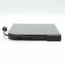 【美品】BUFFALO ポータブルDVDドライブ DVSM-PTV8U3 ブラック USB3.2(Gen1)/USB2.0 CD/DVD 12cm/8cmメディア対応 本体のみ [H800283]_画像4