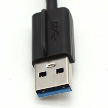 【美品】BUFFALO ポータブルDVDドライブ DVSM-PTV8U3 ブラック USB3.2(Gen1)/USB2.0 CD/DVD 12cm/8cmメディア対応 本体のみ [H800283]_画像7