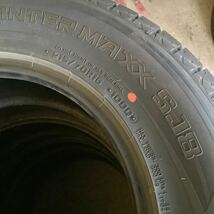 ダンロップ ウインターマックス　SJ8 215/70R16 20年　バリ山　スタッドレスタイヤ　デリカ　アウトランダー　クルーガー　4本セット_画像7