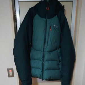 Rab ダウンジャケット　ダウン　メンズ　Lサイズ　GORE-TEX INFINIUM　