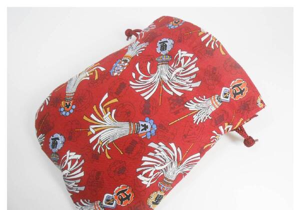 弓道 弦巻・小物入れ まとい柄 ハンドメイド品