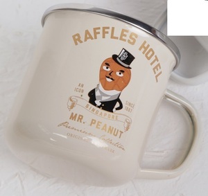 ラッフルズホテル ENAMEL MUG　琺瑯マグカップ　ホーロー　raffles hotel　シンガポール