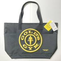 ゴールドジム GOLD'S GYM GOLDSGYM ジムバッグ トートバッグ 筋トレ トレーニング しまむら コラボ 限定 黒 かばん 鞄 カバン トート_画像1