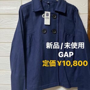 【新品/未使用/タグ付き】GAP ウール80%混合　薄手　ショート　ジャケットコート