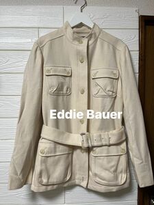 Eddie Bauer ウール90％ 薄手　ショート　コート