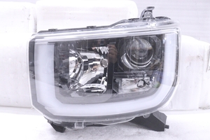 39-2378★美品★LED LA700S ウェイク★左ヘッドライト STANLEY W2664 打刻:A1 ユニット ブラック 純正★ダイハツ (YM)