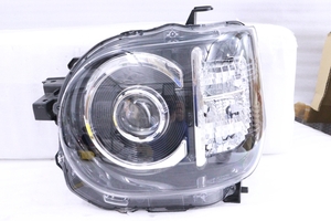 29-779★【値下】美品★LED LA550S ミラトコット★左ヘッドライト KOITO 100-6906R 打刻:L ユニット ブラック 純正★ダイハツ (RO)