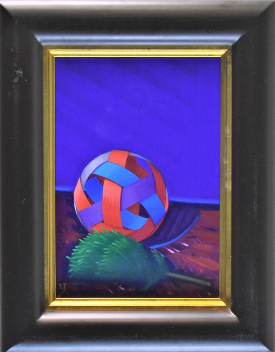 masterpiece that expresses the things one sees with a unique sense of color! Popular oil painting by Shigeo Yamauchi SM Kamimari [Masami Gallery], Painting, Oil painting, Still life