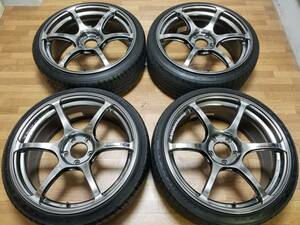 【希少】19インチ 8.5J +38 & 8.5J +45 PCD114.3 ADVAN Racing RGⅢ WRX STI VAB GVB GRB S4 VAG GVF GRF GDB レヴォーグ GRヤリス FD2 DC5