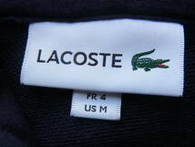 LACOSTE ラコステ　デカラコ　スウェットパーカ　サイズ 4 ネイビー_画像5