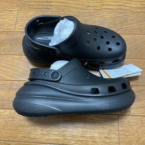 CROCS CLASSICS/ crush clog クロックス　クラッシクス　クラッシュクロッグ　22cm　ブラック