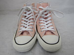 CONVERSE ALLSTAR 100 COLORS HI（コンバース オールスター100 カラーズ ハイ）(1CK728) ピーチ　25㎝ US6.5　 REACT中敷　着用少　ok2310A