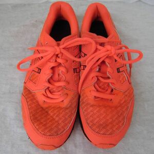 asics LAZERBEAM RF（アシックス レーザービーム）（1154A092）　蛍光オレンジ/黒　　24.5㎝　US6　　ok2308E