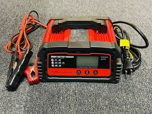 【送料無料】20Aバッテリー充電器 12V/24V対応 維持充電 全自動 電池充電器 バッテリーチャージャー AGM/GEL車充電可能