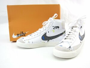 NIKE ナイキ BLAZER MID 77 PAINT SPLATTER WHITE BLACK 28.0cm スニーカー 靴 ◎UT10386