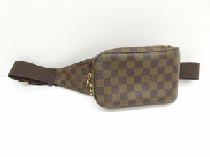 LOUIS VUITTON ルイ・ヴィトン ダミエ ジェロニモス ウエストポーチ 鞄 △WP1755