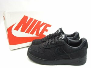 NIKE ナイキ AIR FORCE 1 LOW/STUSSY CZ9084-001 SIZE:US10 28.0cm メンズ スニーカー 靴 □UT10478