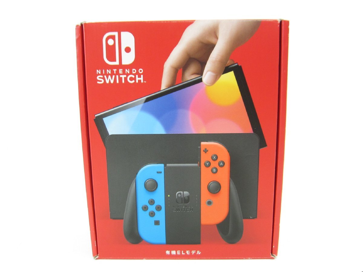 ヤフオク！- Nintendo Switch本体 有機ELモデル マリオレッド