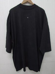 YEEZY GAP ENGINEERED BY BALENCIAGA イージーギャップ バレンシアガ 半袖Tシャツ ロゴ 3/4 sleeve Tee 加工 SIZE:S ∥FG6435