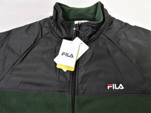 FILA フィラ 暖か 両面フリース 快適 保温 厚手 UVCUT フルジップ ジャケット　LL　②