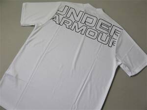 UNDER ARMOUR GOLF アンダーアーマー ゴルフ 吸汗速乾 抗菌防臭 ストレッチ モックネック半袖シャツ　XL　白