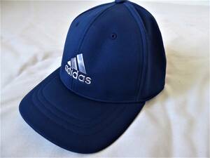 adidas GOLF アディダス ゴルフ 保温 裏フリース メタルロゴ キャップ 　フリー　紺　57-60cm　③