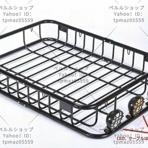 ルーフラック ルーフバスケット LEDライト取り付け可能 506型 #キャンプ #ルーフキャリア #車周辺 #アウトドアの画像7