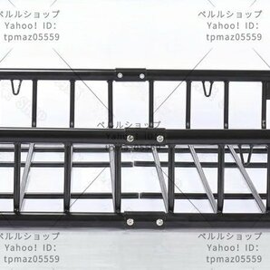 ルーフラック ルーフバスケット LEDライト取り付け可能 506型 #キャンプ #ルーフキャリア #車周辺 #アウトドアの画像3