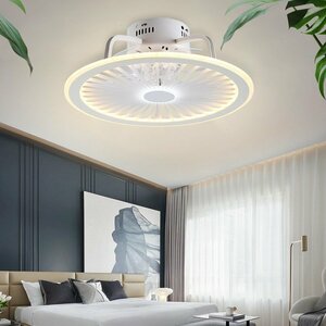 Новый потолочный вентилятор светодиодный потолочный свет 6 Татами -12 Tatami Lighting Потолочный потолок вентиляторы с пультом дистанционного управления молча