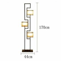 3灯 フロア スタンド スタンドライトヴィンテージ 垂直スタンドランプ 照明器具 間接照明 フロアライト_画像4