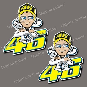 ☆即納☆　vr46 the doctor2 ステッカー　デカール　並行輸入