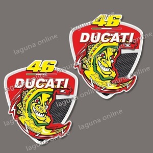 ☆即納☆　DUCATI VR46　ドゥカティ　バレンティーノ・ロッシ　ステッカー　デカール　並行輸入