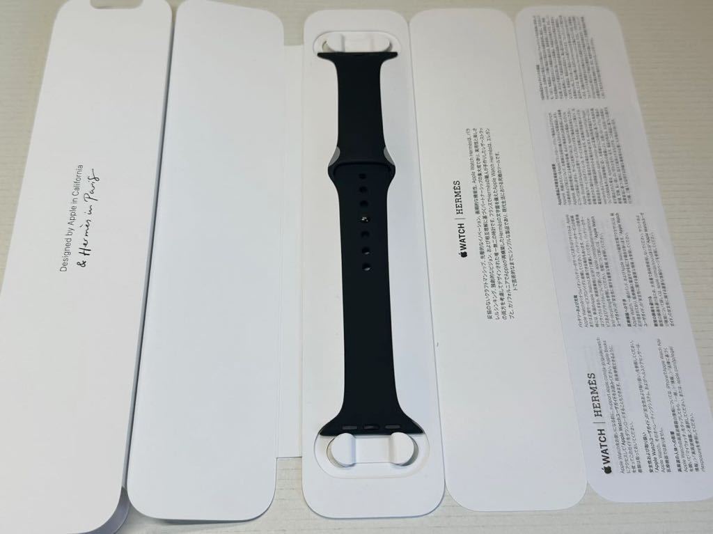 未使用 即決 最新 Series8 付属 Apple Watch HERMES 黒 エルメス 限定
