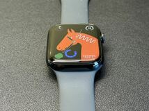 ☆即決 美品 Apple Watch series7 HERMES 45mm アップルウォッチ エルメス Cellular 黒 ブラックステンレス シリーズ7 069_画像3