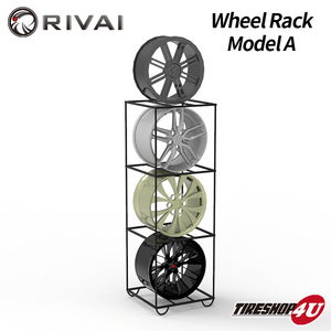 数量限定 特価 在庫有り即納 送料無料 RIVAI ホイールラック MODEL-A 10 20インチ用 展示 ディスプレイ 3段 ホイール展示 WHEEL RACK