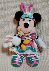 TDL イースター ミニー ぬいぐるみバッジ ぬいば うさたま ディズニーランド