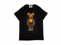 【新品未開封タグ付き】遊戯王 ベアブリック Tシャツ 千年パズル ブラック 黒 BE@RBRICK KAWS BAPE BOUNTY HUNTER UNDER COVER Supreme_画像1